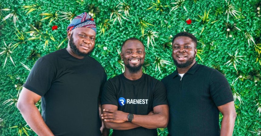 Raenest founders: L-R: Richard Oyome (COO), Sodruldeen Mustapha (CTO) and Victor Alade (CEO) | Image Source: Raenest